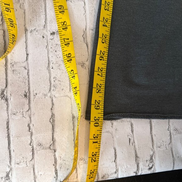 Aeropostale Womens Dark Gray Flared Drawstring Yoga Pants Size L - Picture 11 of 11